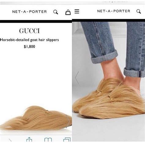 These Gucci slippers look like Donald Trump's hair, according to 